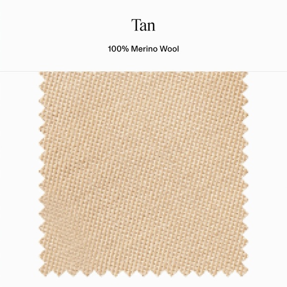 The Black Tux Tan Suit Merino Wool Wedding Event Suit - Picture 16 of 16